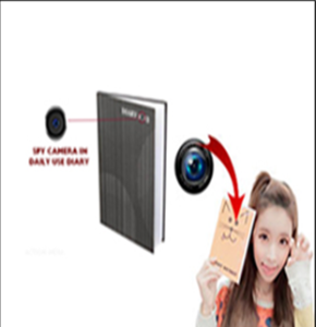 Spy Camera In Daily Use Diary